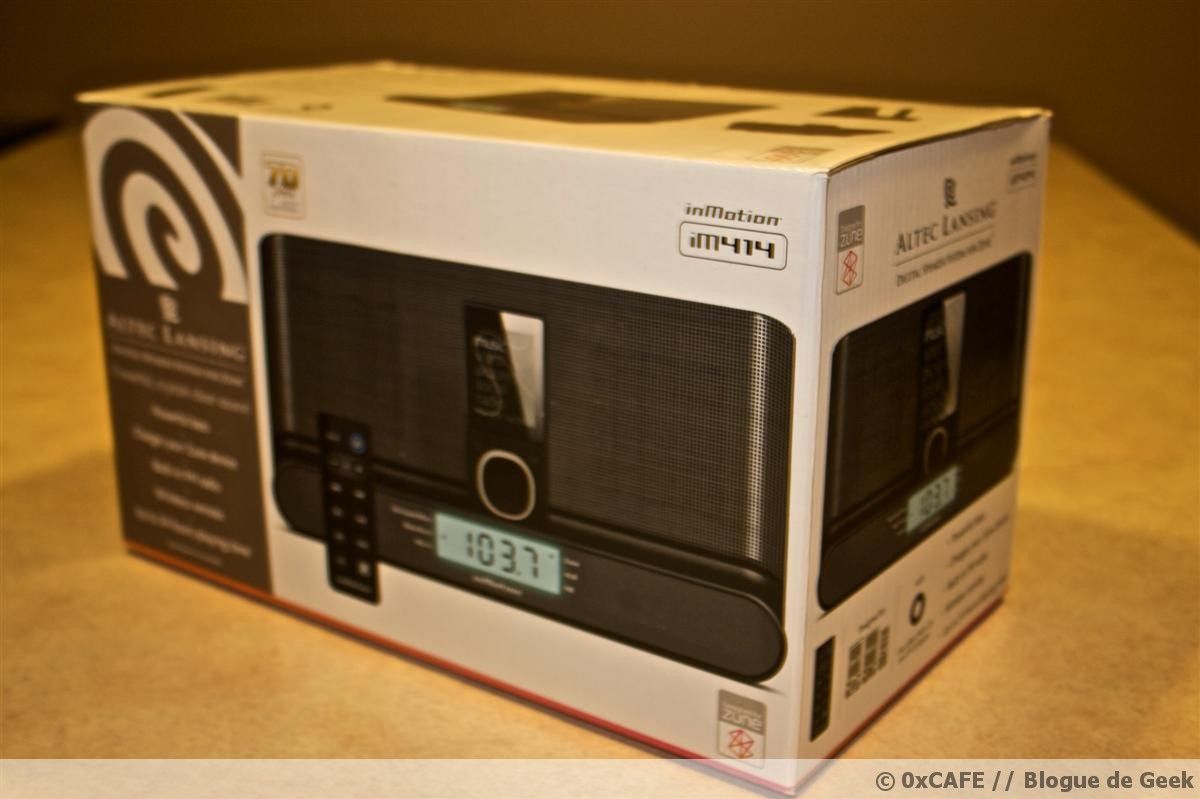 [Évaluation] Haut parleurs Altec Lansing inMotion iM414