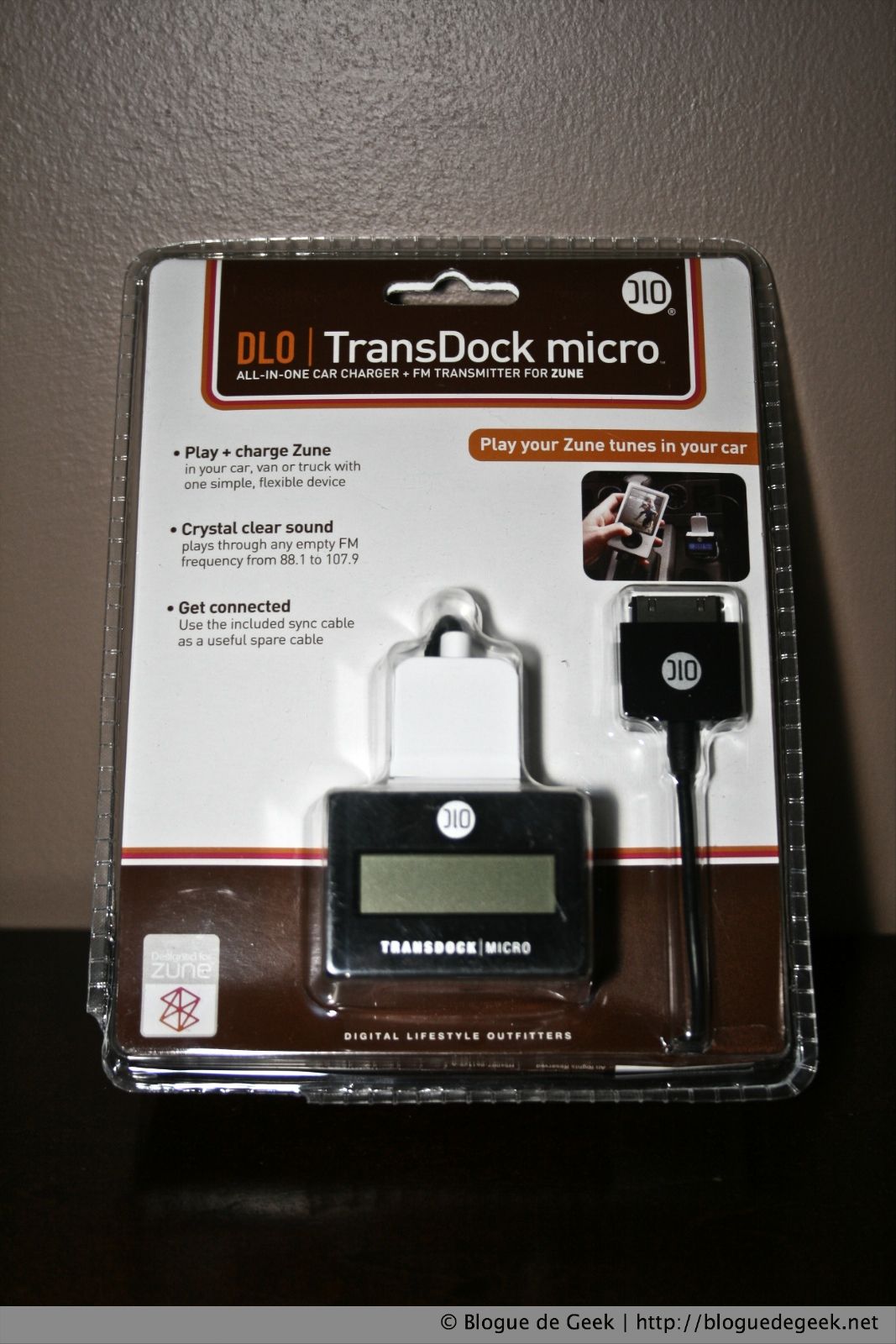 TransDock Micro de DLO pour le Zune [Évaluation]