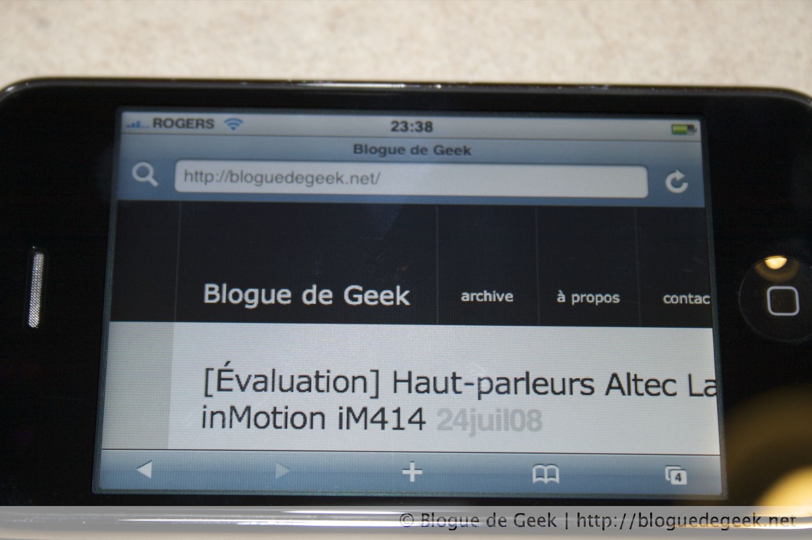  iPhone 3G avec Rogers au Canada [Évaluation]