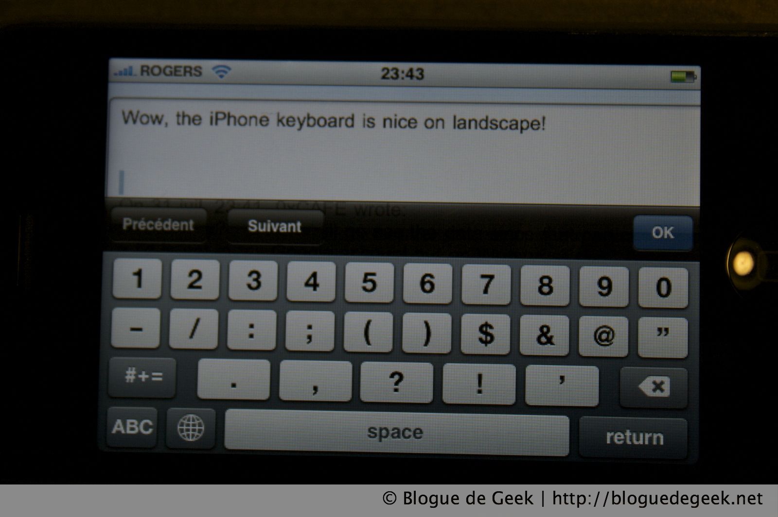  iPhone 3G avec Rogers au Canada [Évaluation]