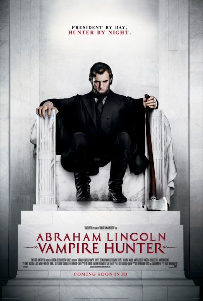 Poster Abraham Lincoln Chasseur de Vampires 404x600
