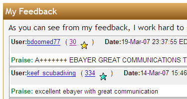 My Feedback
