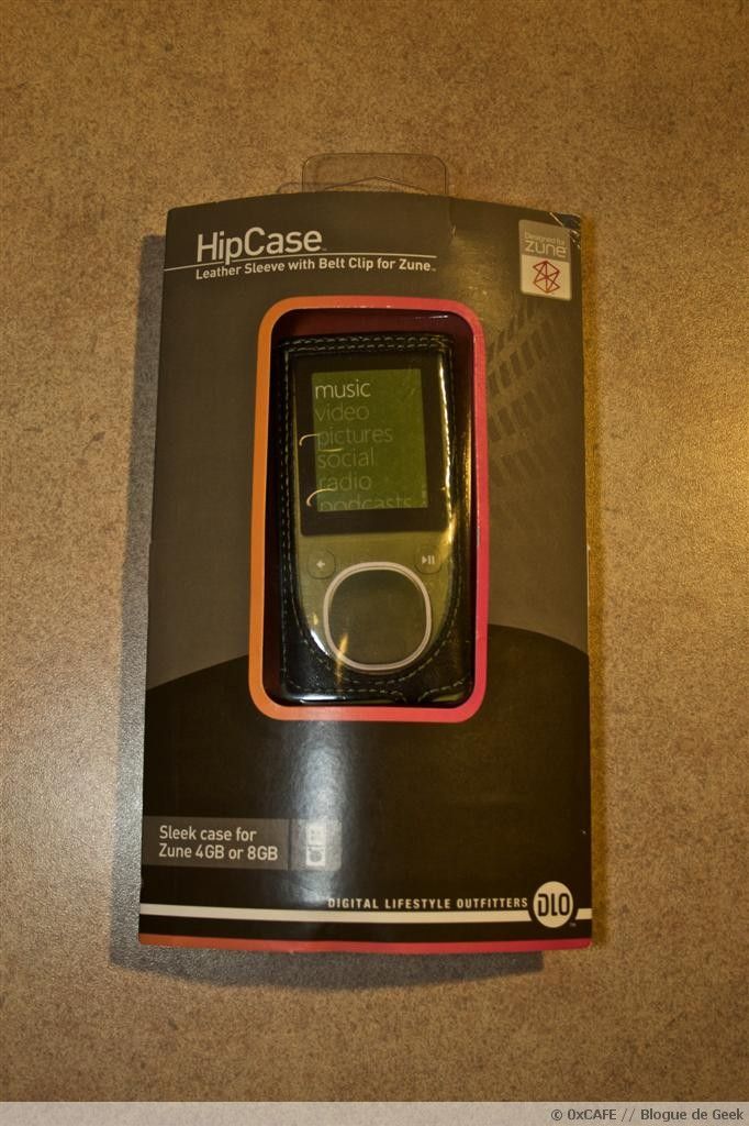 [Évaluation] Étui de cuir HipCase de DLO pour le Zune 8Go