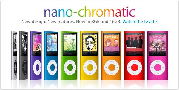 Apple iPod Nano 4G :: Nano Chromatic