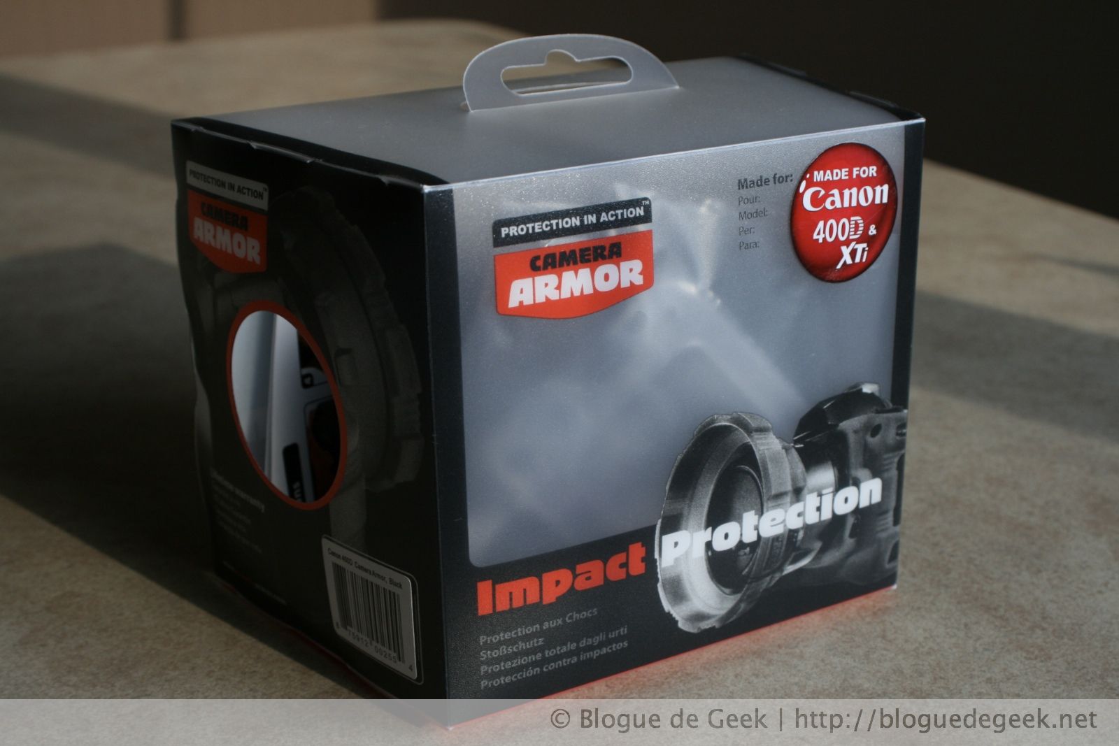 Camera Armor, protection moulée pour le Canon Digital Rebel XTi [Évaluation]