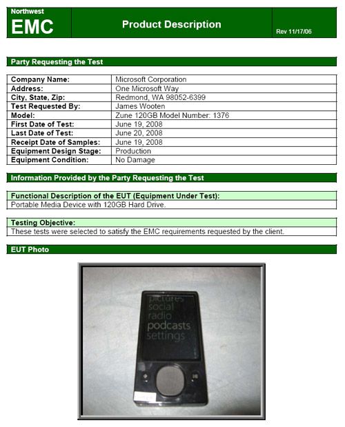Le Zune 3e génération est à nos portes?