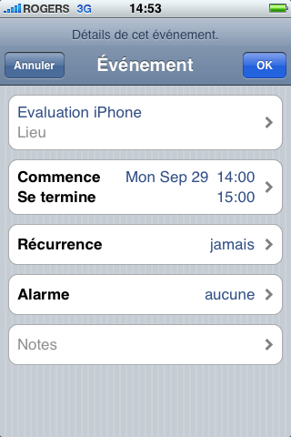 iPhone 3G version 2.1 [Évaluation]