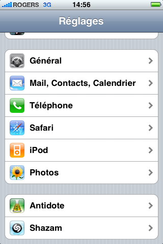 iPhone 3G version 2.1 [Évaluation]
