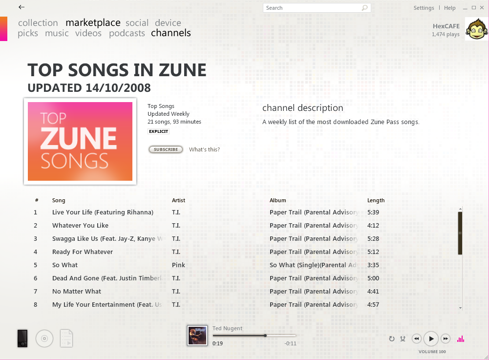 Microsoft Zune 3G 120Go et la mise-à-jour 3.0 [Évaluation]