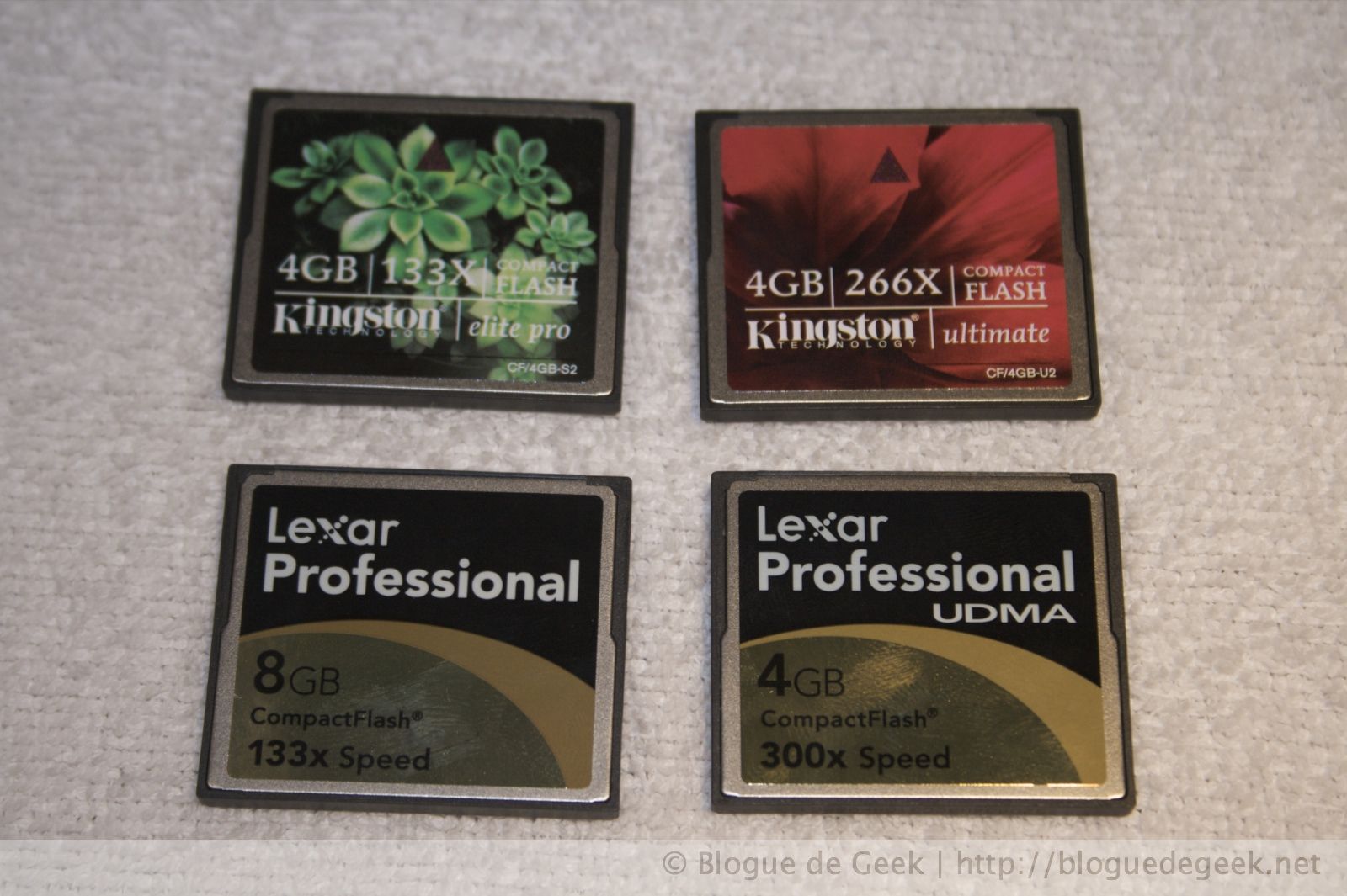 Cartes CompactFlash [Décembre 2008]