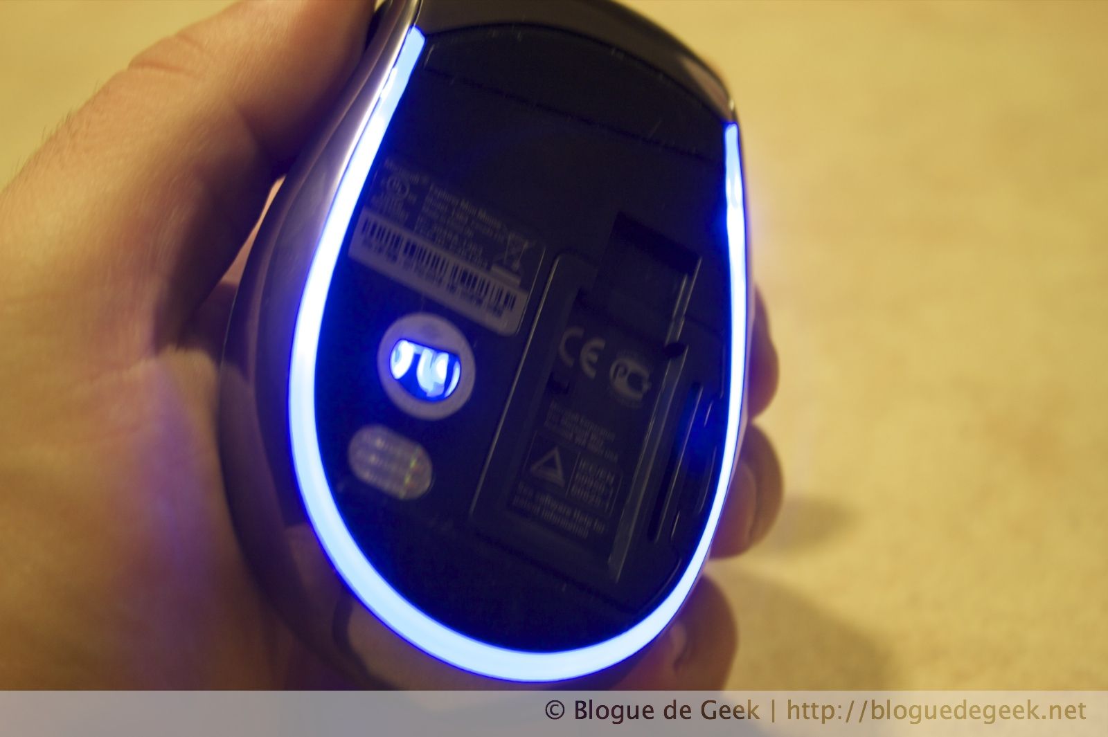 Microsoft Explorer Mini avec Bluetrack