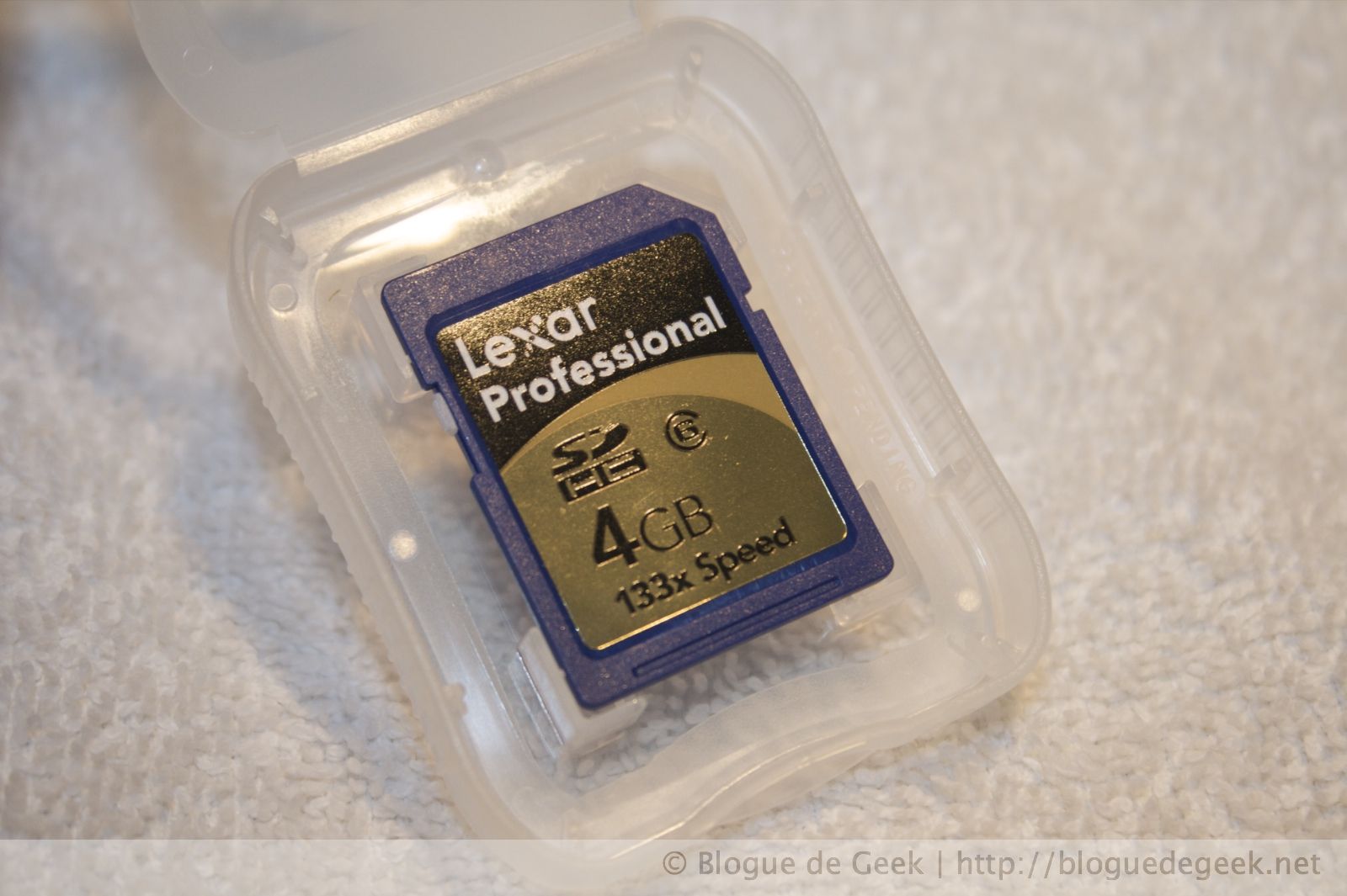Lexar Professional 133X SDHC 4Go