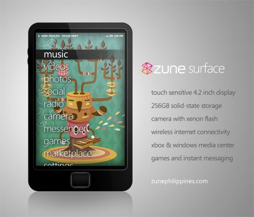 Microsoft Zune Surface