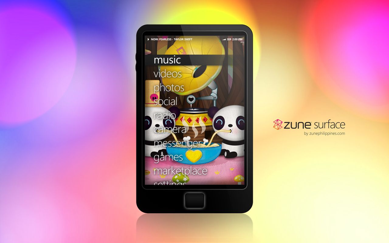 Microsoft Zune Surface