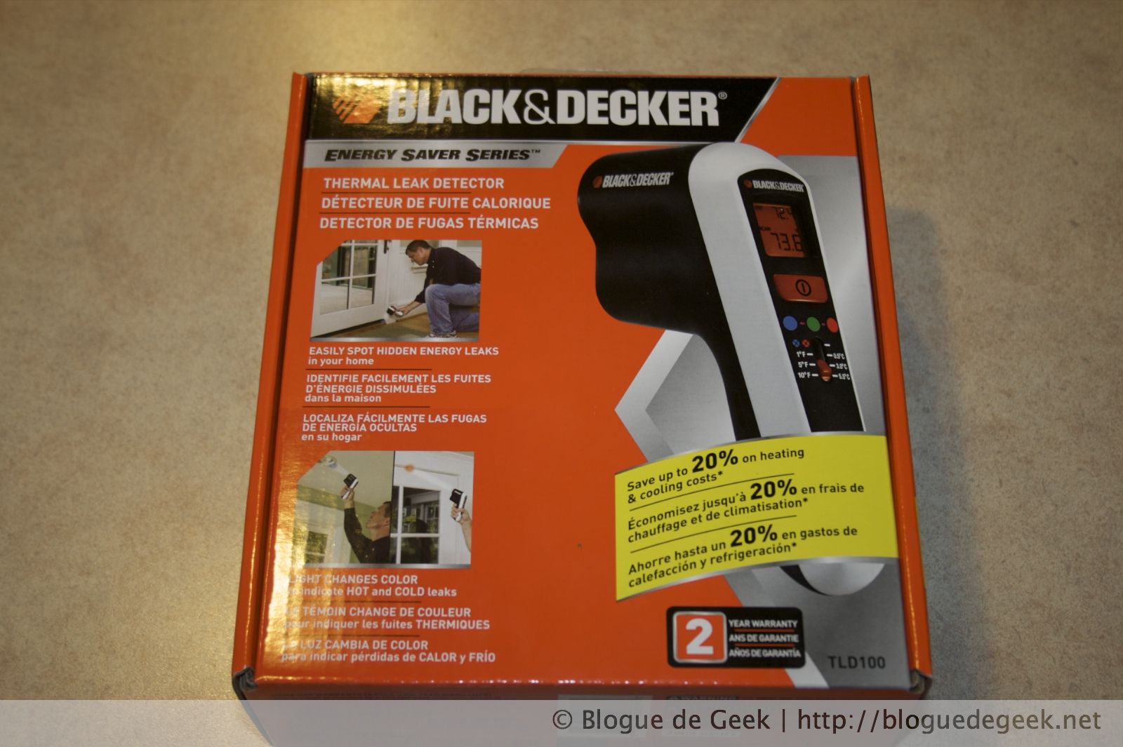 Détecteur de fuites caloriques de Black & Decker