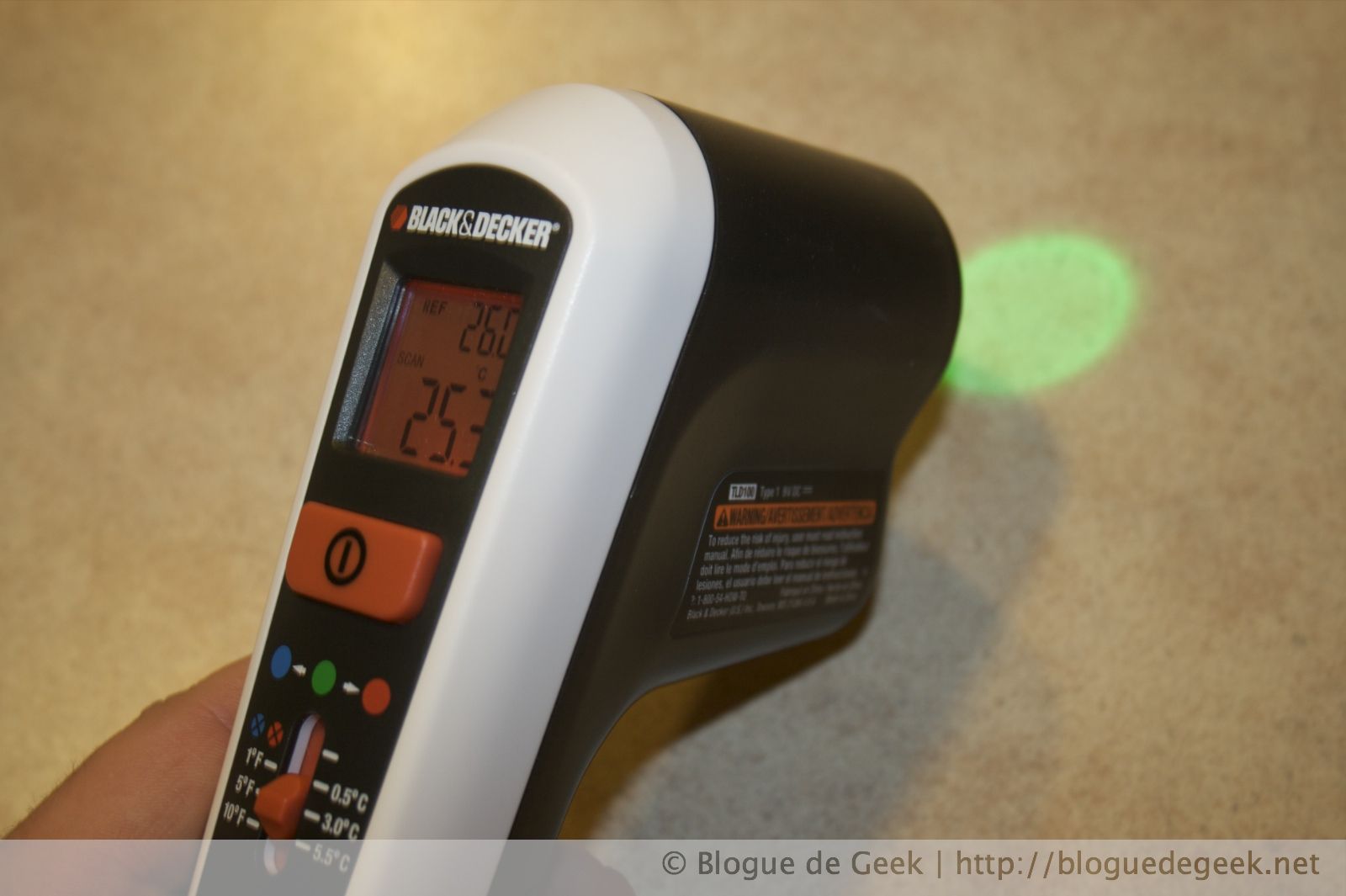 Détecteur de fuites caloriques de Black & Decker