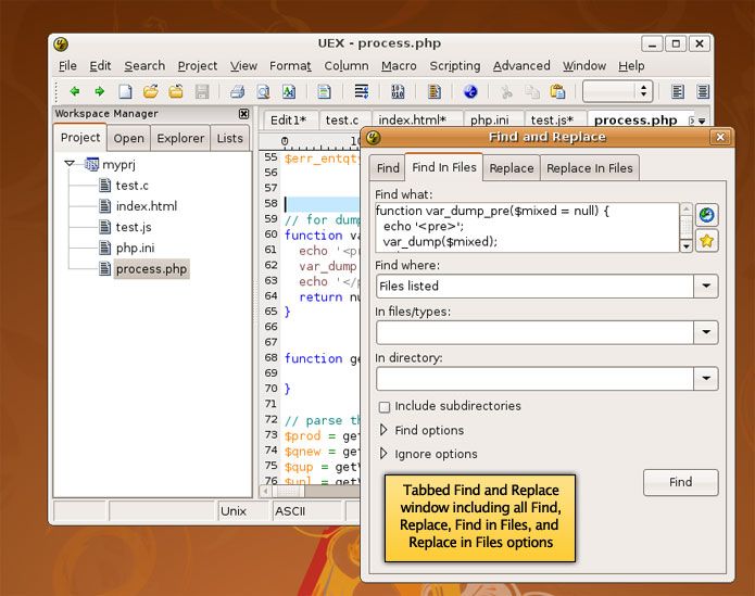UltraEdit X pour Mac et Linux