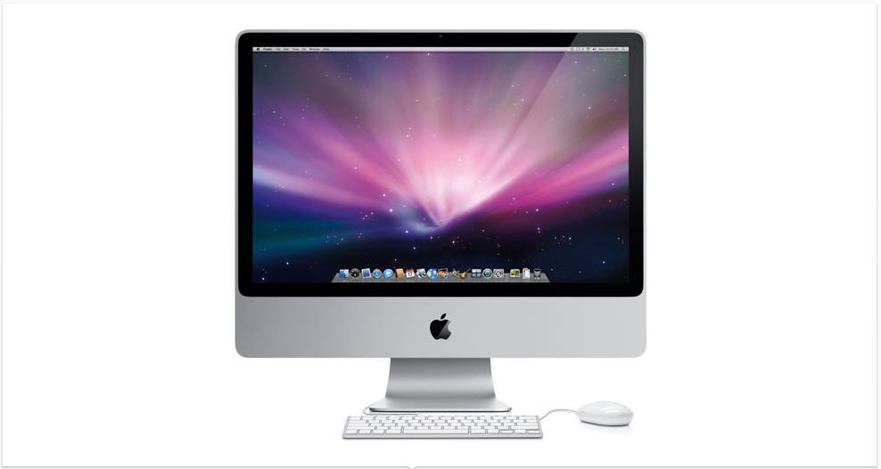 iMac (mars 2009) devant