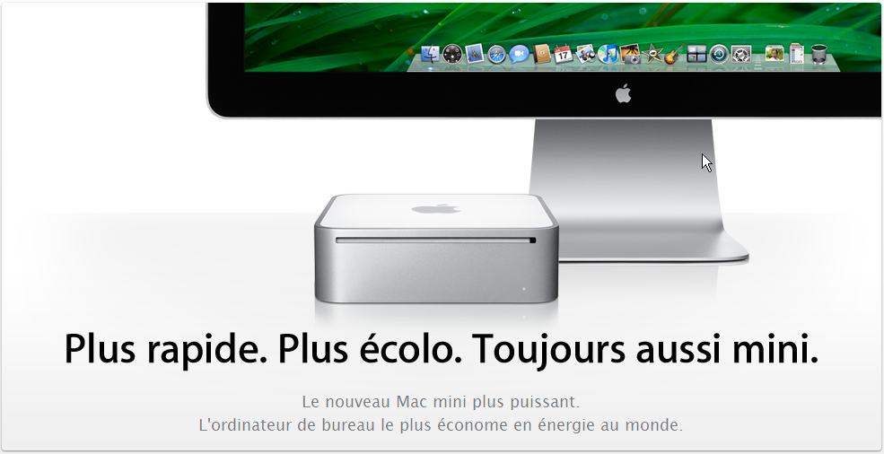 Nouveaux Mac Mini [Mars 2009]