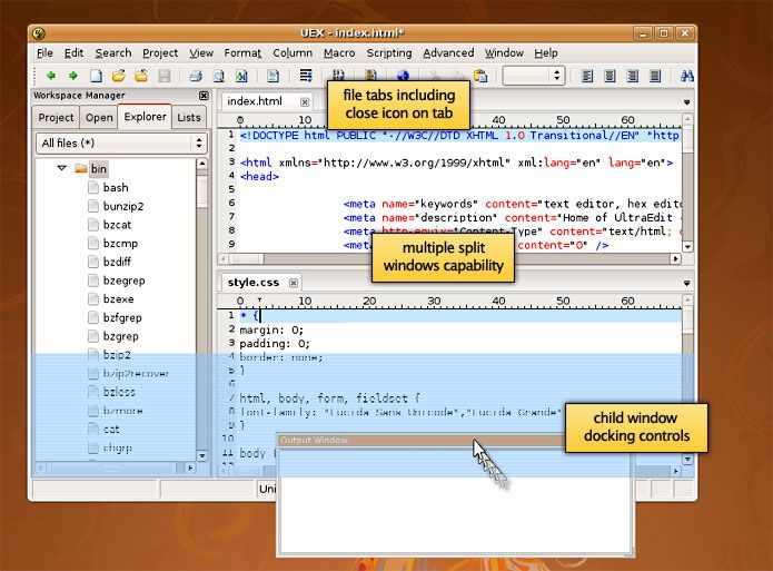 UltraEdit X pour Mac et Linux