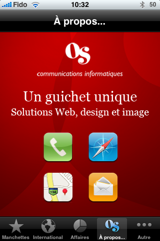 Cyberpresse sur votre iPhone