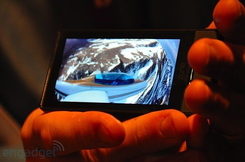 Le Zune HD en photo et en vidéo