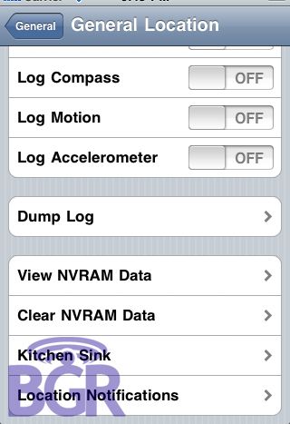 iPhone 4G Options Compas