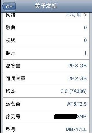 iPhone 4G modèle MB717LL