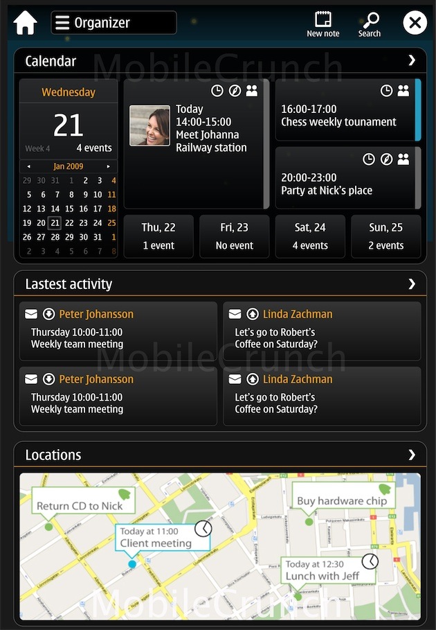 Nouvelle interface du future OS de Nokia