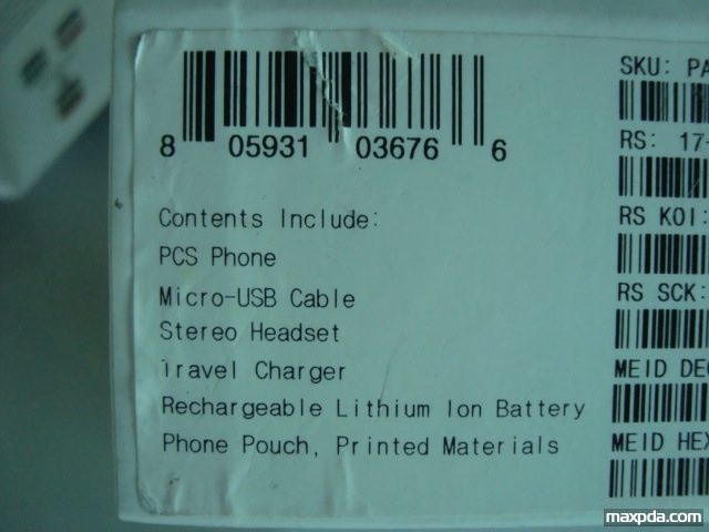 Photos espion de la boite du Palm Pre