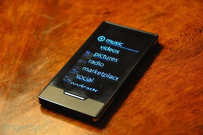 Le Zune HD en photo et en vidéo