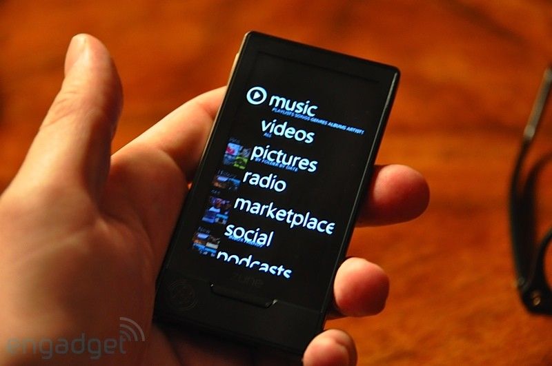 Le Zune HD en photo et en vidéo