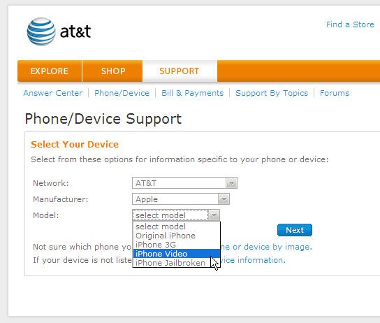 AT-T Support - iPhone Video (Alexandre) 2