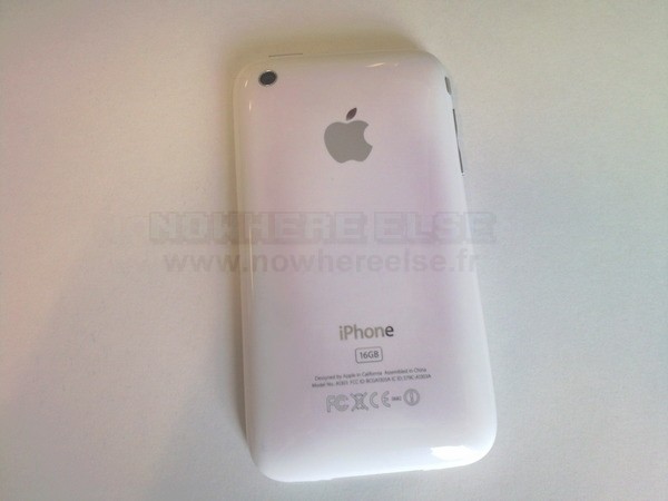 iPhone 3GS blanc surchauffe rose