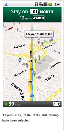 Motorola Droid avec Google Navigation