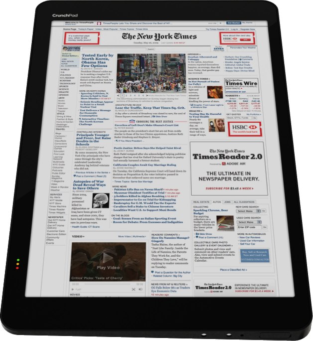 CrunchPad de TechCrunch