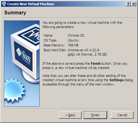 Chrome OS sous VirtualBox