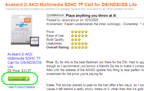 DealExtreme Acekard 2i