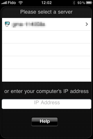 Logitech TouchMouse pour iPhone