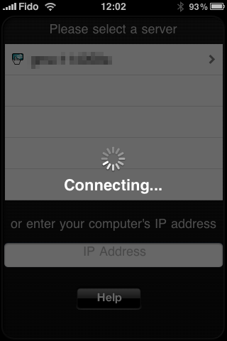 Logitech TouchMouse sur iPhone