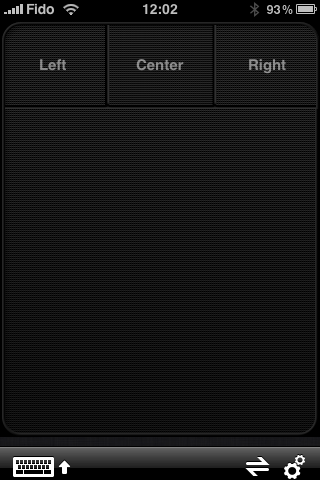 Logitech TouchMouse sur iPhone