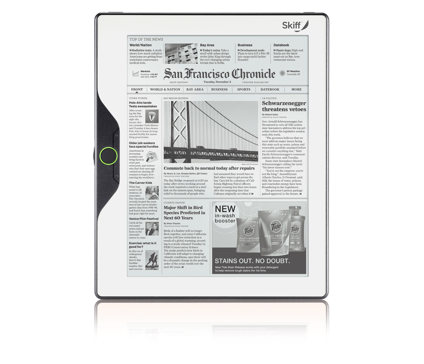 Skiff Reader, un livre électronique haute-résolution!