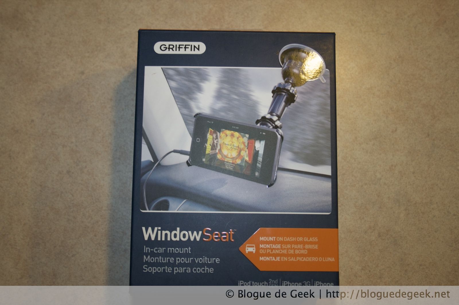 Griffin WindowSeat pour iPhone et iPod Touch [Test]