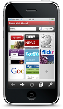 Opera Mini 5 pour iPhone, soumis au App Store