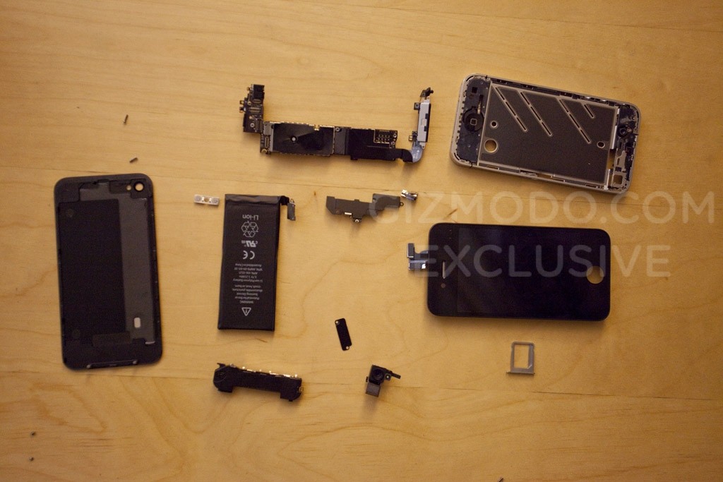 Prototype iPhone 4G, les entrailles