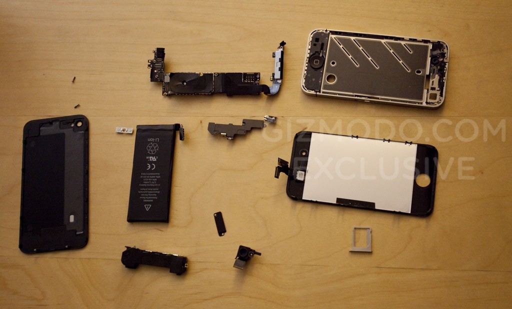 Prototype iPhone 4G, les entrailles