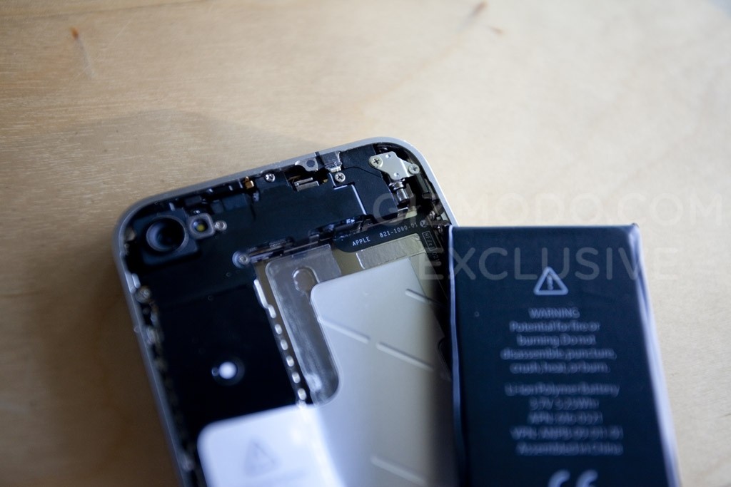 Prototype iPhone 4G, les entrailles