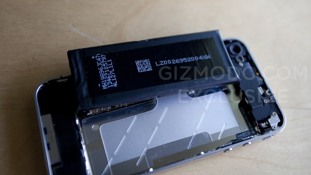 Prototype iPhone 4G, les entrailles