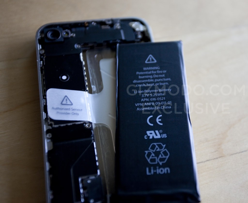 Prototype iPhone 4G, les entrailles