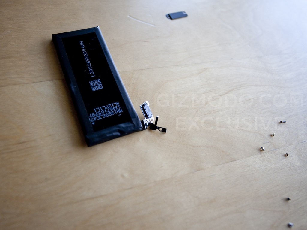 Prototype iPhone 4G, les entrailles